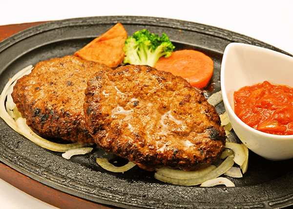ダブルハンバーグランチ